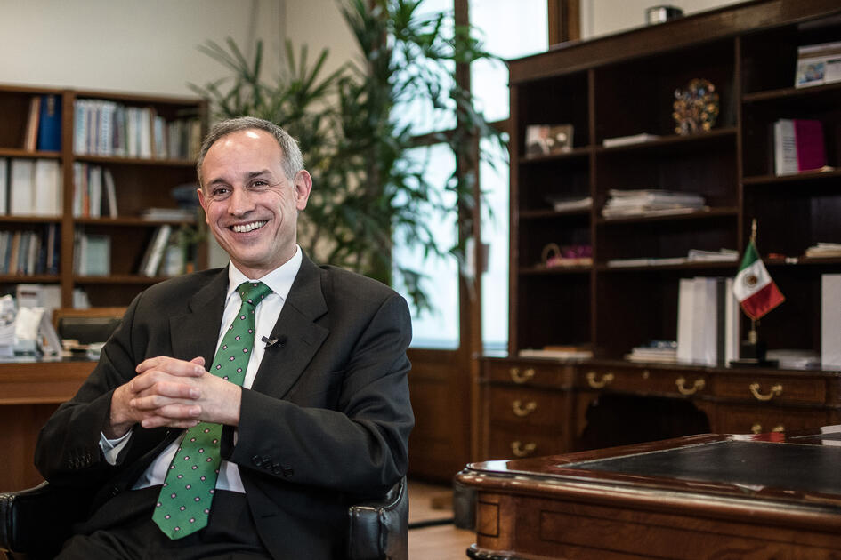 Entrevista a Hugo López- Gatell durante la etapa más complicada de la pandemia por covid-19 en México.