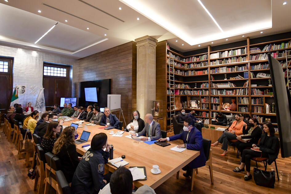 Reunión del gabinete de seguridad. Agosto 2022.