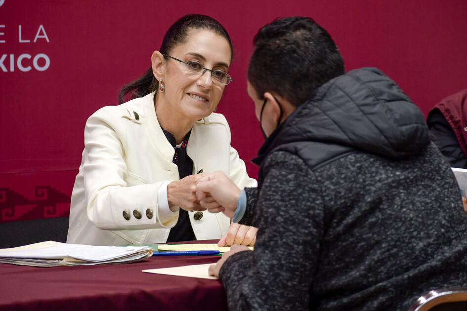 Audiencia pública de Claudia Sheinbaum. Agosto 2022.