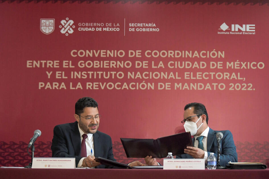 Martí Batres, Secretario de Gobierno de la Ciudad de México. Marzo 2022.