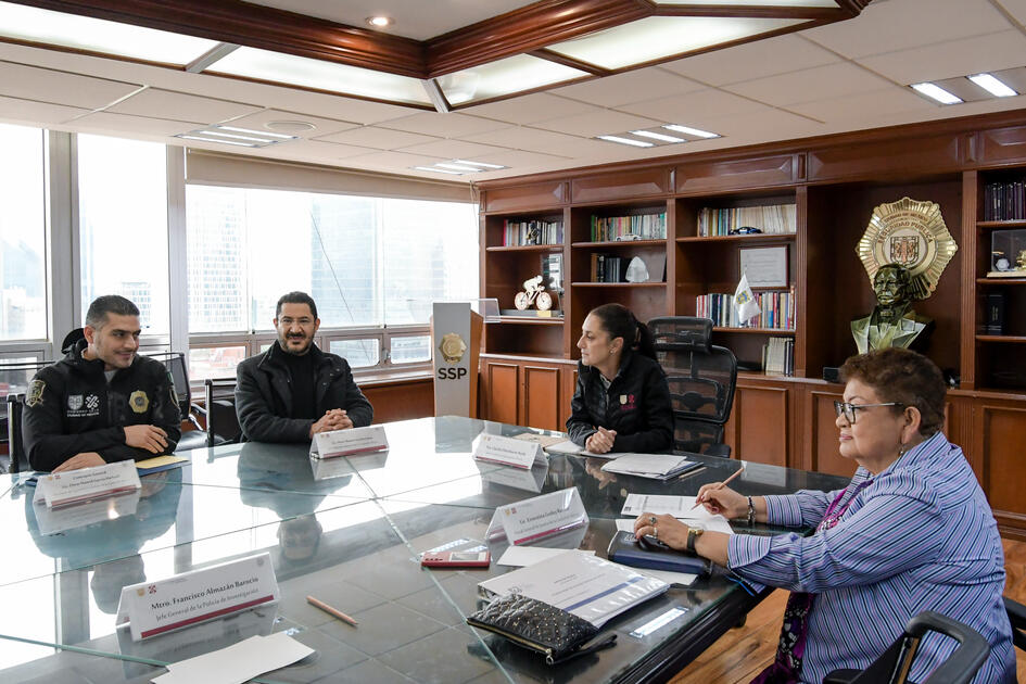 Reunión del Gabinete de Seguridad de la CDMX. Julio 2022.